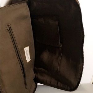 Olive green hand bag